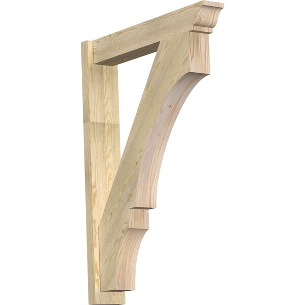 Ekena Millwork Balboa Traditional Rough Sawn Outlooker, Douglas Fir, 6"W x 32"D x 44"H OUT06X32X44BOA01RDF - main